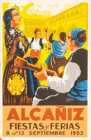 Fiestas patronales en honor a la Virgen de los Pueyos y del Ángel Custodio 1953 Alcañiz